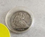 1837 Seated Liberty Half Dime