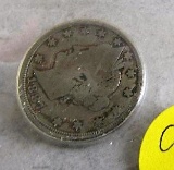 1887 V Nickel