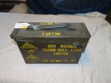 308 (7.62X51) NON CORROSIVE 300 RDS IN AMMO CAN LEAD SEALED CAN NEVER OPENED