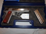 COLT 1911 SERIES 80 9MM BRUSHED SS NIB W/CASE & EXTRA CLIP