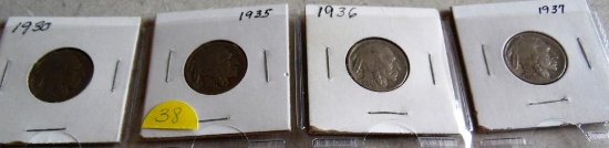 1905, 1906, 1911 V Nickels