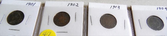 4 pk. Indian Head Cents