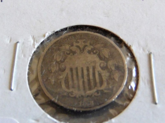 1868 Shield Nickel