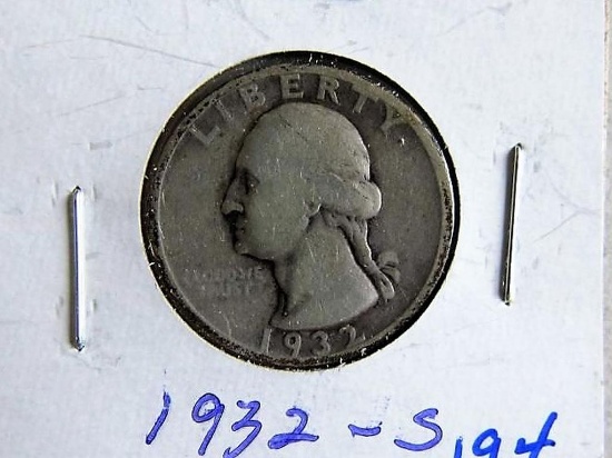 1932-S Washington Quarter