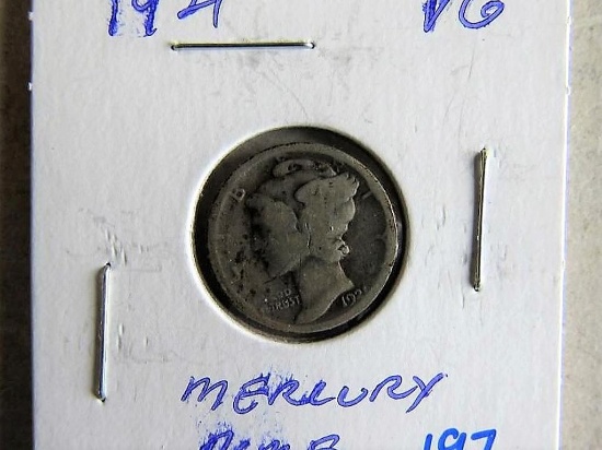 1921 Mercury Dime