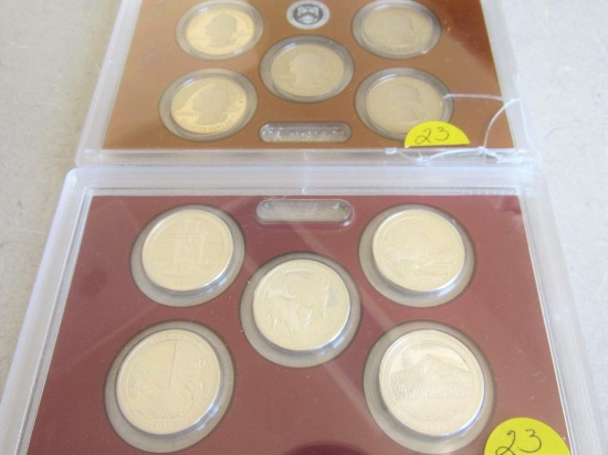 2010 & 2011 Proof Quarters