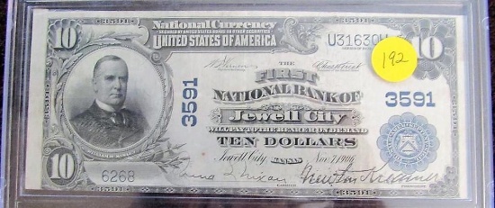 $10.00 National Currency Bank Note