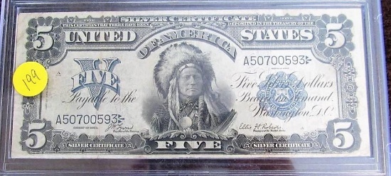 1899 $5.00 Silver Certificate