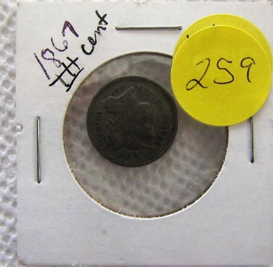 1867 3 Cent Piece