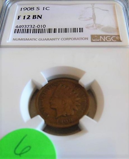 1908-S Indian Head Cent