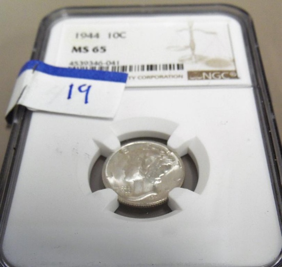 1944 MERCURY DIME