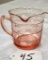 Kellogg's Pink Glass Measuring Cup