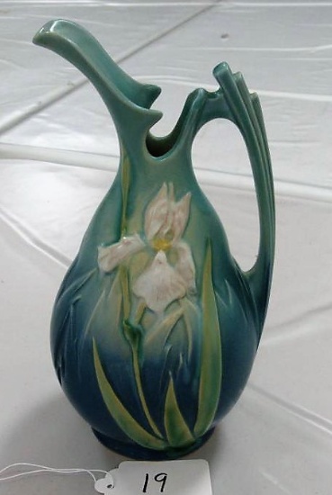 Roseville 926-10 Iris Pitcher Vase