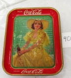 1938 Coca-Cola Advertisement Tray