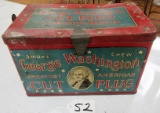 George Washington Cut Plug Tin