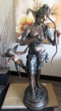 Large Bronze Statue of Venus and Cupid