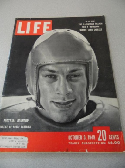 Life Magazine 10/3/1949 Football Roundup