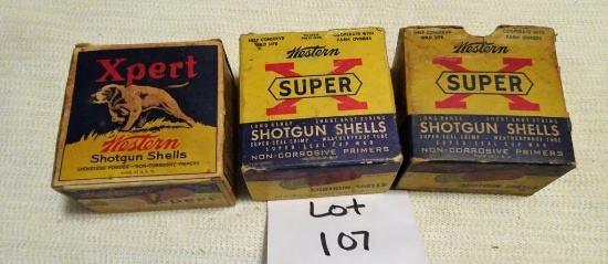 2-Western 12 ga (Full) & 1 Western 12 ga (Partial)