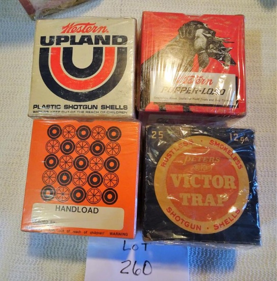 Western, Handload, & Peters 12 ga All Partial boxes