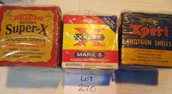 Western Super-X 12 ga 3", Western 16 ga, Western Xpert 16 ga