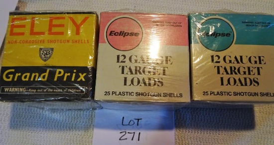 Eley, Eclipse 12 ga All Full Boxes