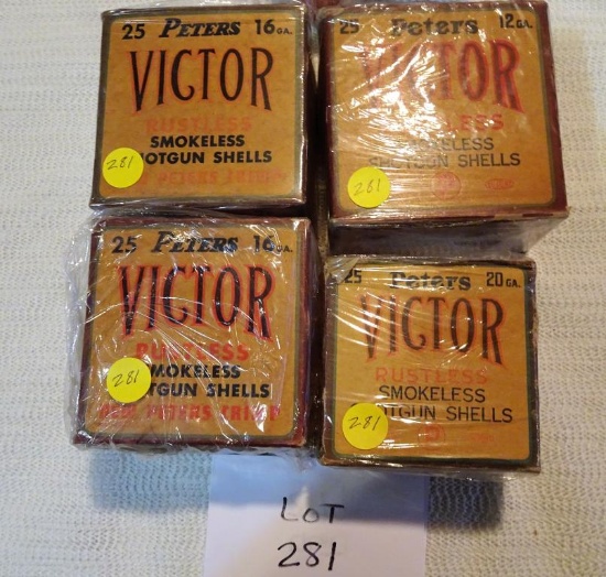 Peters Victor 16 ga (Full), 12 ga (Full) & 20 ga (Partial)