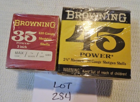 Browning 410 ga & 20 ga All Boxes Full