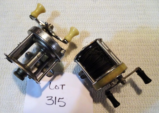 Southbend Model G #1000 & Southbend Perfectoreno Model C # 850 Open Faced Reels