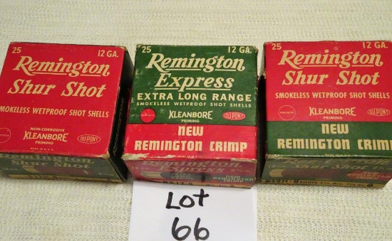 3 - Remington 12 ga (2-Full, 1 Partial)