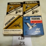 Federal 16 ga & 3-12 ga All Full Boxes