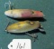 2 Wood Fishing Lures