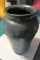 Large Blue 2 Tone Pottery Vase