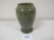 Avacodo green speckled vase