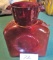 Ruby Red Bottle w/dual pour spouts