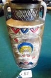 Indian Pottery Dual Handle Vase