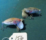 2 Wood Fishing Lures