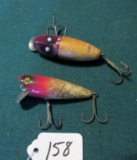 2 Wood Fishing Lures