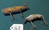 2 Wood Fishing Lures