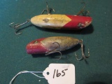 2 Wood Fishing Lures