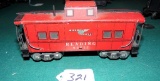 Red Reading Train Car