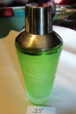 Green Glass Martini Shaker