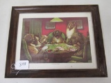 Dogs playing poker picture 