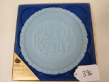 Sky blue collector plate 