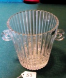 Crystal Dual Handle Vase