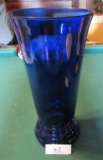 Cobalt Blue Tall Vase