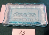 Aquamarine Last Supper Trinket Dish