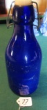 Cobalt Blue Milk Bottle