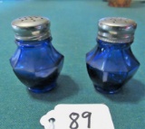 Cobalt Blue Salt and Pepper Shakers