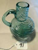 Aquamarine Swirl Cruet