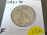 1921-D Walking Liberty Half Dollar